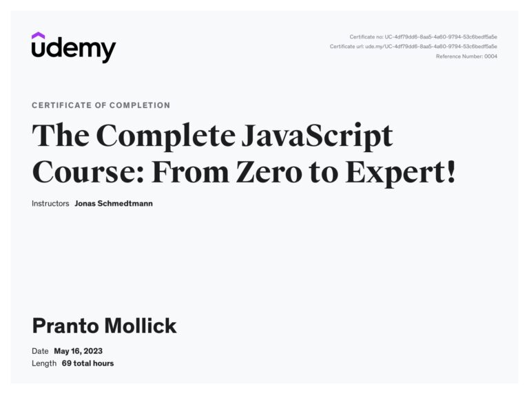 The Complete JavaScript Course 2025: From Zero to Expert!