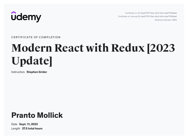Modern React with Redux
