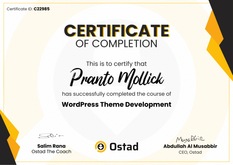 WordPress Theme Development
